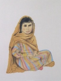 アフガニスタンの少女