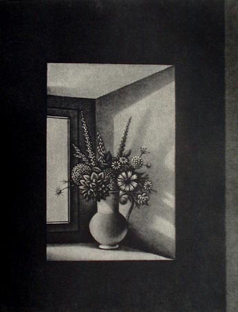 窓辺の花瓶