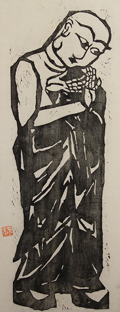 棟方志功 版画 相場 十大弟子阿難陀