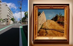 岸田劉生 切通之写生 道路と土手と塀 | 美術品の精通者ブログ