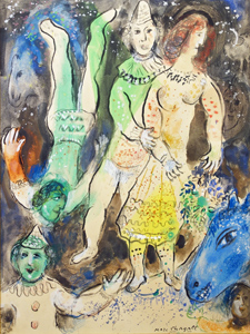 Marc Chagall　マルク・シャガール　CLOWN マルク・シャガール