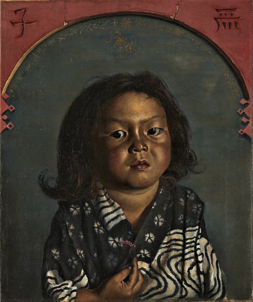 《麗子肖像(麗子五歳之像)》1918年10月8日 東京国立近代美術館 岸田劉生