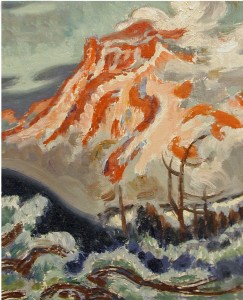 小山敬三「浅間山」