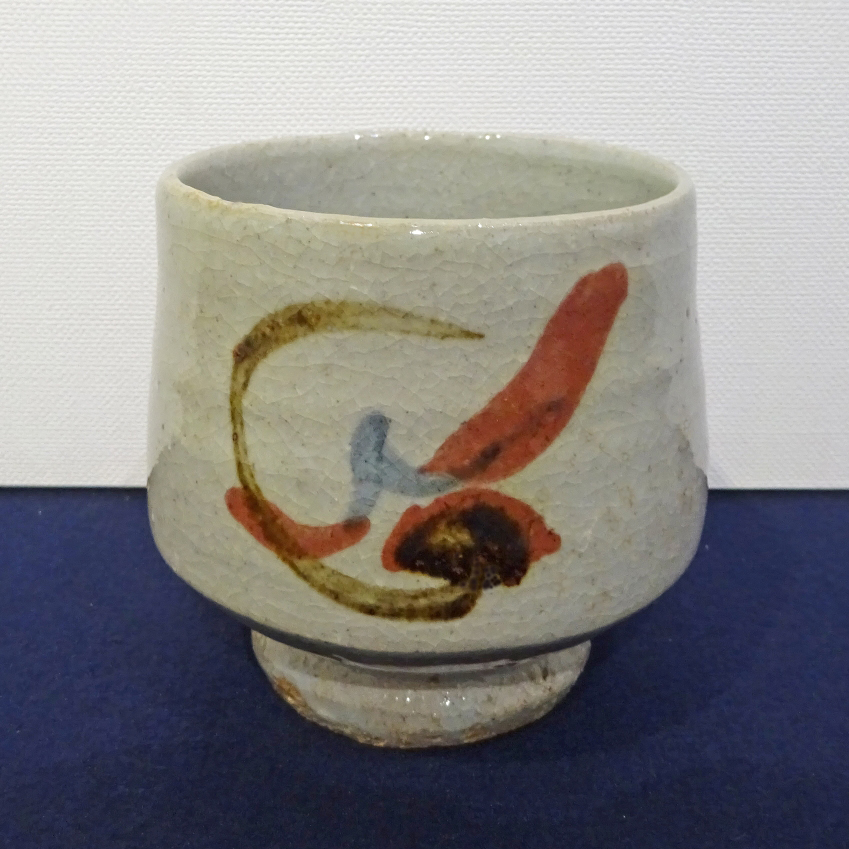 河井寛次郎_花繪茶碗_査定_買取_鑑定 河井寛次郎