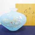 藤田喬平_手吹金彩花瓶_買取_鑑定_査定